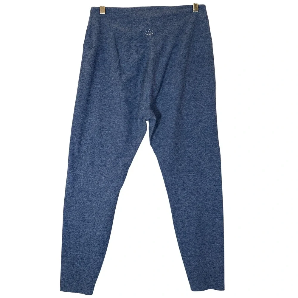 Beyond Yoga Spacedye‎ High Waisted Midi Leggings Sz XXL Blue Heather SD3243